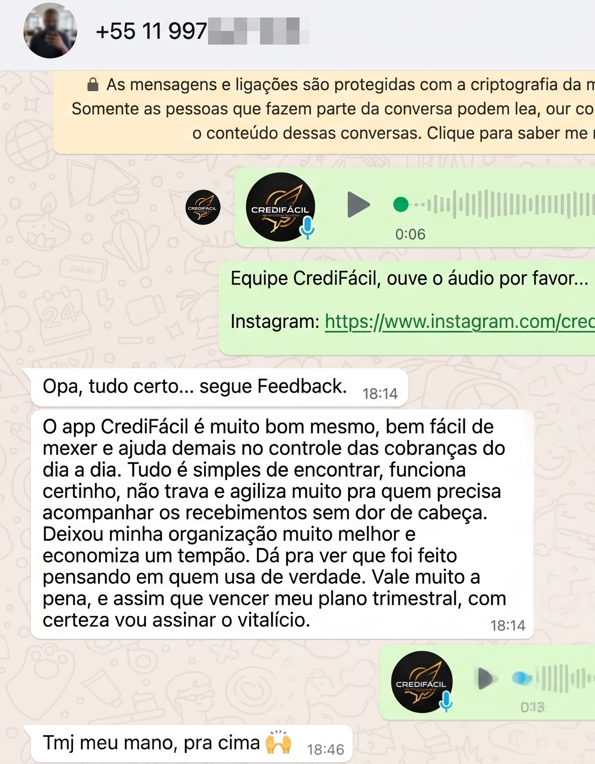 Depoimento de cliente 13
