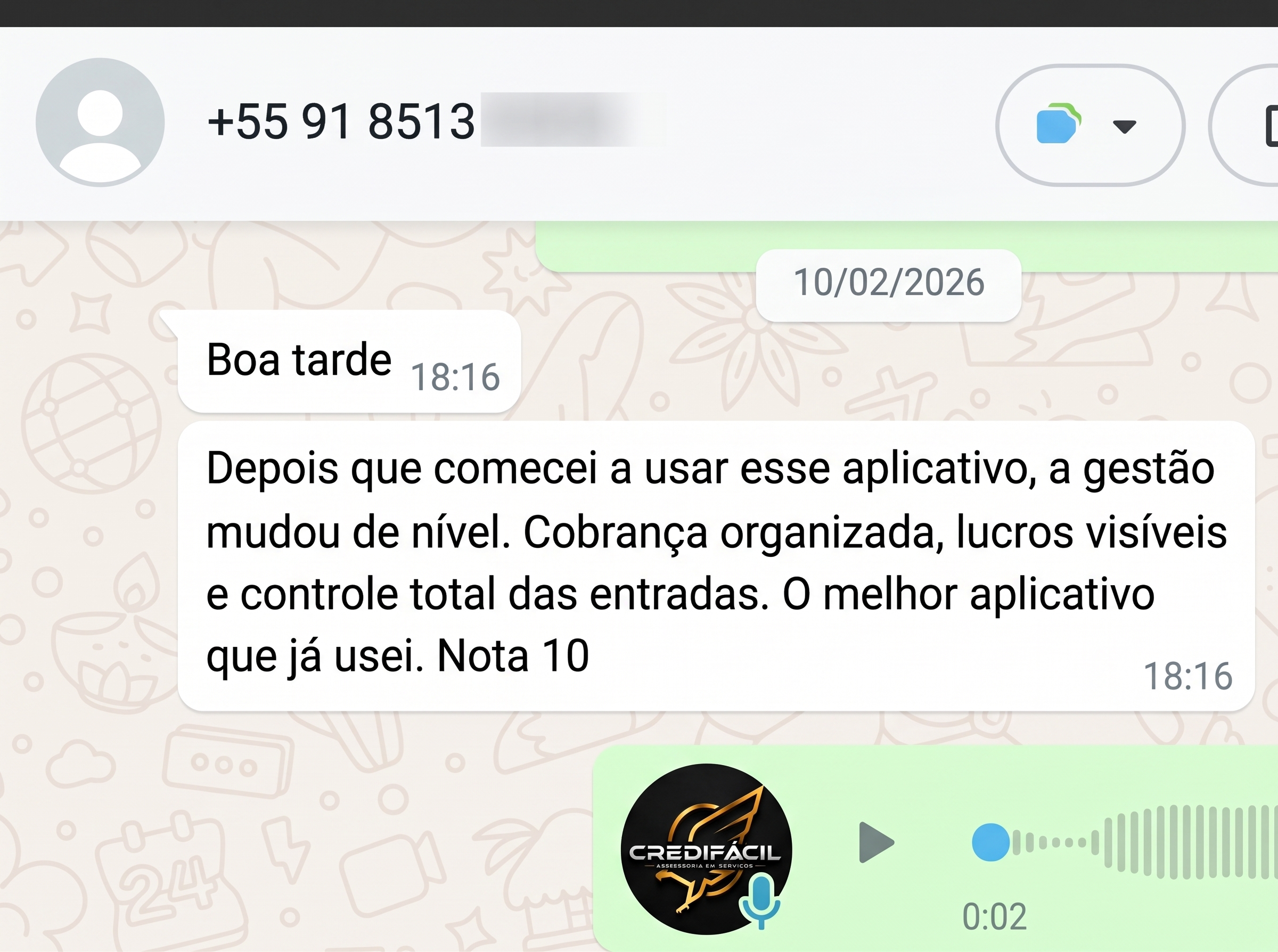 Depoimento de cliente 5